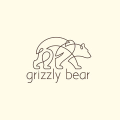 Grizzly bear logo