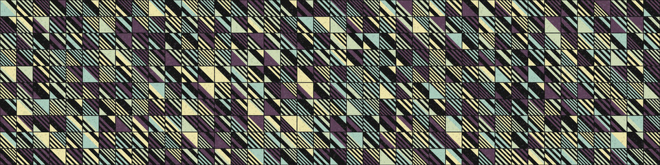 Abstract Geometric Pattern generative computational art illustration