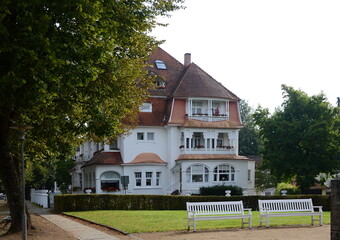 Villa im Park in der Kurstadt Bad Pyrmont, Niedersachsen