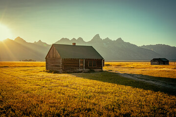 Grand Tetons and the Mormon Row Historic District, Wyoming, USA © Alexander