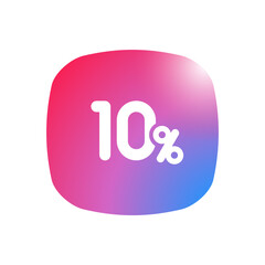 10% - Sticker