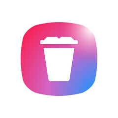 Disposable Cup - Sticker