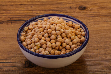 Vegan cuisine - Dry chickpea heap