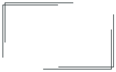 black simple line border frame