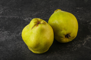 Sweet ripe and juicy quinces