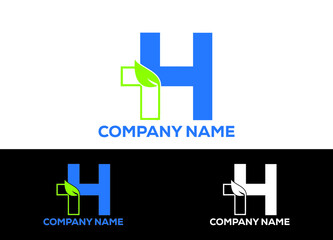Healthcare & Initial Letter H Logo or Icon Design Vector Image Template