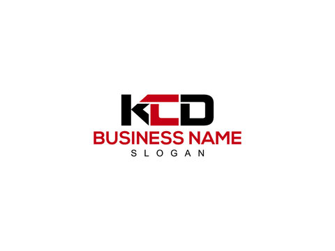 Alphabet KCD Logo Letter Vector For Business