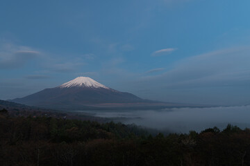 朝の山中湖・パノラマ台からの絶景