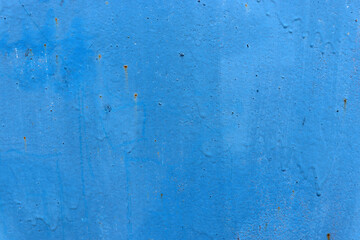 Abstract old blue paint on metal surface