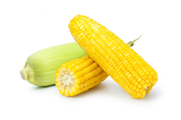 corn isolated on white