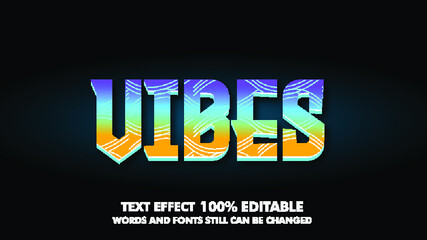 vibes text effect