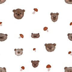 pattern with teddy bears