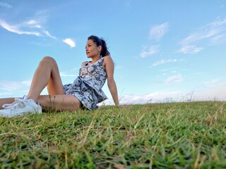 couple on the meadow