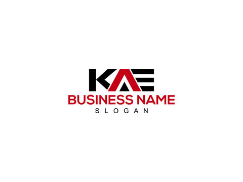 Alphabet Letter KAE Logo Icon Vector For Business