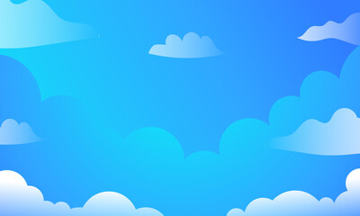 Cloud and bright sky Background