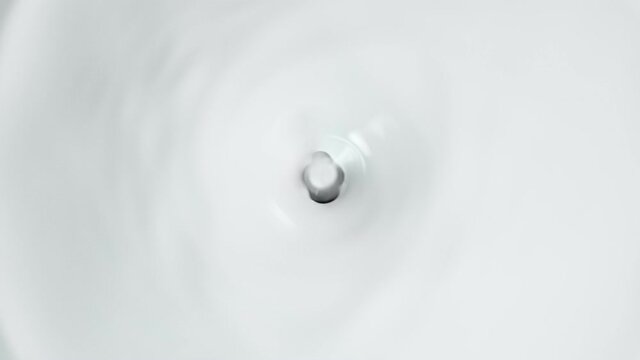 Super slow motion of dripping water drop filmed with macro lens. Filmed on high speed cinema camera, 1000 fps.