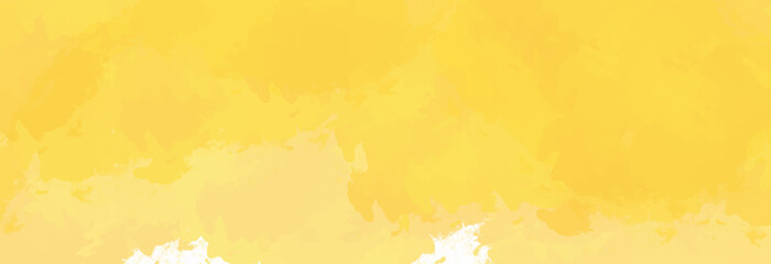 Yellow watercolor background for your design, watercolor background concept, vector.