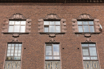 Art nouveau building in Vyborg.
