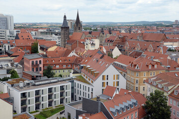 Erfurt mit Kaufmannskirche