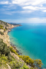 Parque Natural Sierra de Irta, Mar Mediterráneo, Peñíscola, Castellón, España