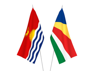 Seychelles and Republic of Kiribati flags