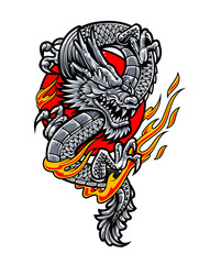Dragon Japanese Tattoo Art