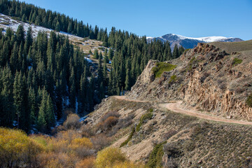 Fototapeta premium autumn in the mountains