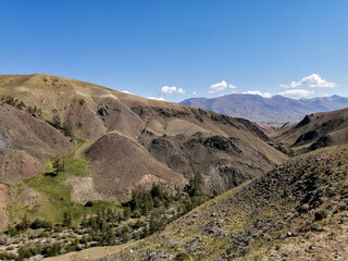 landscape in the andes