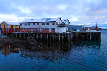 Fish Factory in North of Norway, Bug&oslash;ynes