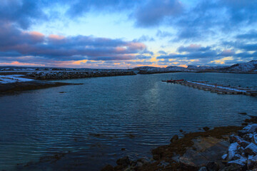 Fish Factory in North of Norway, Bugøynes