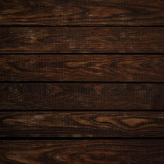 Obraz premium old brown rustic dark wooden texture - wood timber background square