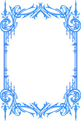 レトロでファンタジックな飾り枠