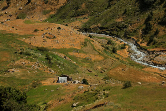 A beautiful view of Hindu-Kush Mountains Baghlan, Afghanistan