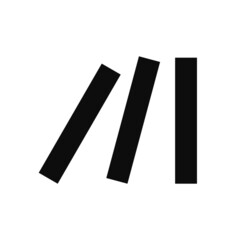 Cause and effect concept icon. Falling dominoes vector illustration clip art representing consequences concept