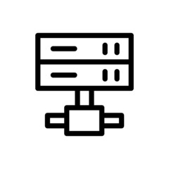 server icon illustration  vector graphic