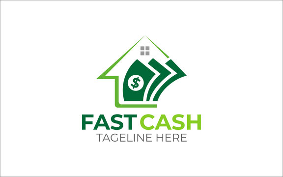 Illustration graphic vector of fast cash money for finance professional business logo design template
