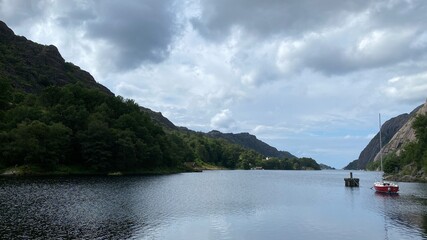 Fjord at &Aring;na Sira, Norway 