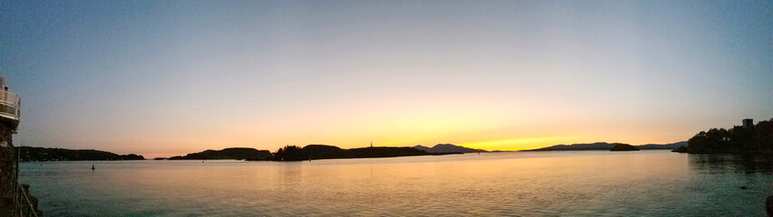 Obraz premium Oban Sunset