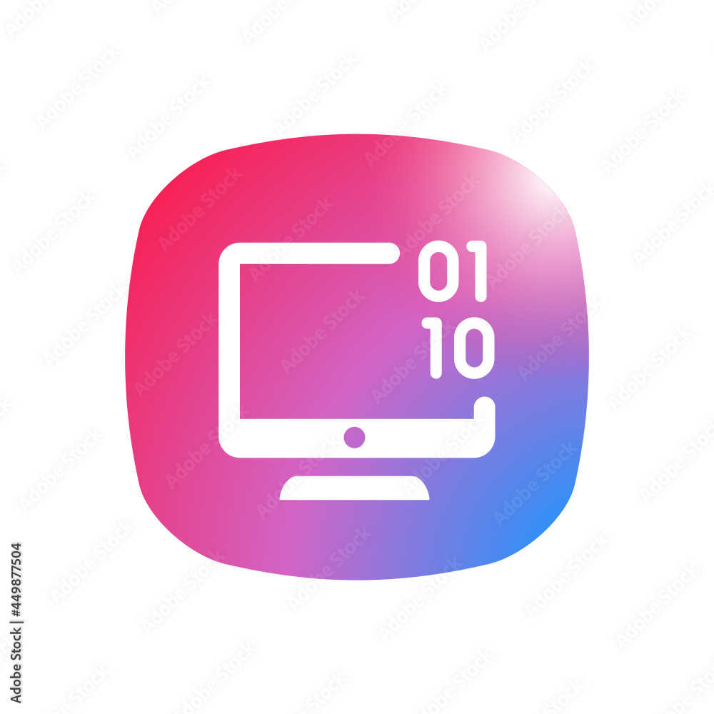Wall mural system coding - sticker