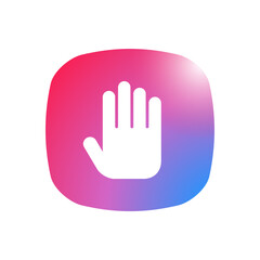 Obraz premium Hand - Sticker