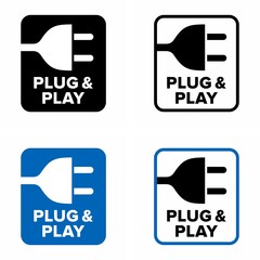 "Plug & play" hardware facility information sign