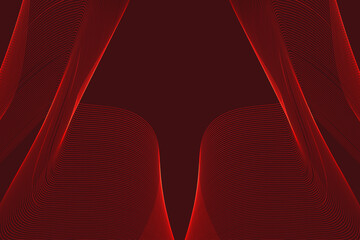 Abstract background with red element for banner, website, card, letter, brochure, poster, invitation