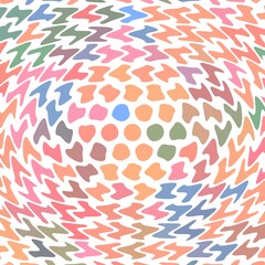 A unique abstract illustration. Original wallpapers. A screensaver mobile devices. A beautiful image will decorate design projects and ideas. A unique combination of lines, waves of curves, textures.