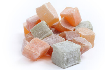 traditional Turkish delight in various colors