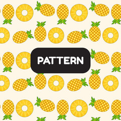 Pineapple seamless pattern 