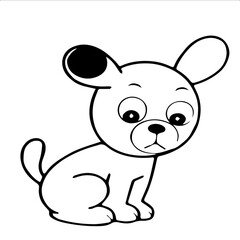 Dog Animal Character Cute Illustration