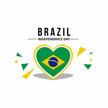 brazil flag with official colors can be for badge emblems or ornaments in banners