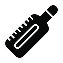 Thermometer Healthcare Medical, vector graphic Illustration Icon.