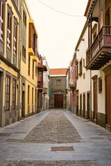 Old alley in Gran Canaria in Spain
