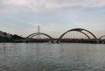 bridge over the river